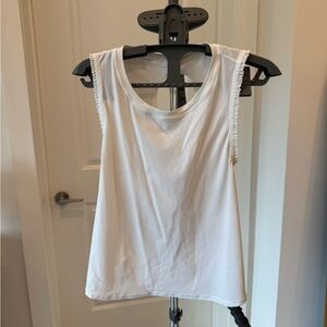 Lululemon Athletica White Tank Top